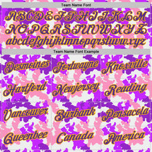 Charger l'image dans la galerie, Custom Camo Purple-Gold Digital Camouflage Salute To Service Performance T-Shirt
