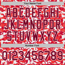 Загрузить изображение в средство просмотра галереи, Custom Camo Maroon-White Digital Camouflage Salute To Service Performance T-Shirt
