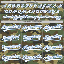Laden Sie das Bild in den Galerie-Viewer, Custom Camo White-Light Blue Authentic Salute To Service Baseball Jersey
