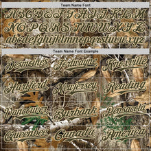 Charger l'image dans la galerie, Custom Camo Olive-Cream Woodland Forest Camouflage Authentic Salute To Service Baseball Jersey
