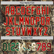Charger l'image dans la galerie, Custom Camo Vintage Mexican Flag Cream-Red Woodland Forest Tactical Camouflage Outdoor Leaf Authentic Baseball Jersey
