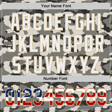 Laden Sie das Bild in den Galerie-Viewer, Custom Camo USA Flag Vegas Gold-White Digital Camouflage Authentic Baseball Jersey

