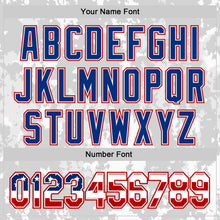 Load image into Gallery viewer, Custom Camo USA Flag White Red-Royal Urban Gray Camouflage Authentic Baseball Jersey
