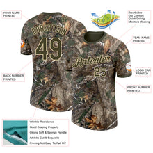 Загрузить изображение в средство просмотра галереи, Custom Camo Olive-Cream Woodland Camouflage Salute To Service Performance T-Shirt
