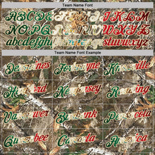 Load image into Gallery viewer, Custom Camo Vintage Mexican Flag Cream-Olive Woodland Camouflage Salute To Service Performance T-Shirt

