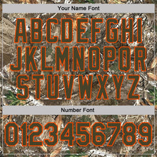 Load image into Gallery viewer, Custom Camo Olive-Orange Woodland Camouflage Salute To Service Performance T-Shirt
