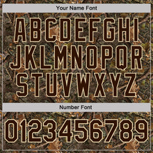 Load image into Gallery viewer, Custom Camo Brown-Cream Woodland Camouflage Salute To Service Performance T-Shirt
