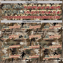 Загрузить изображение в средство просмотра галереи, Custom Camo Vintage USA Flag Cream-Olive Woodland Camouflage Salute To Service Performance T-Shirt
