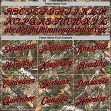 Load image into Gallery viewer, Custom Camo Navy Orange-Olive Woodland Camouflage Salute To Service Performance T-Shirt

