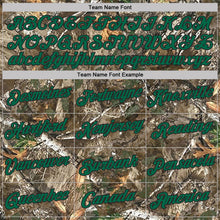 Load image into Gallery viewer, Custom Camo Kelly Green Black-Olive Woodland Camouflage Salute To Service Performance T-Shirt
