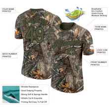 Загрузить изображение в средство просмотра галереи, Custom Camo Olive-Black Woodland Camouflage Salute To Service Performance T-Shirt
