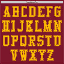 Загрузить изображение в средство просмотра галереи, Custom Crimson Gold Authentic Baseball Jersey
