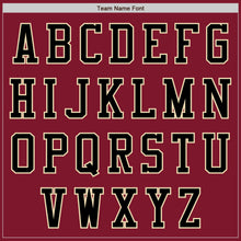 Laden Sie das Bild in den Galerie-Viewer, Custom Crimson Black-Cream Authentic Baseball Jersey

