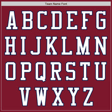 Load image into Gallery viewer, Custom Crimson White-Navy Authentic Baseball Jersey
