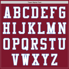 Laden Sie das Bild in den Galerie-Viewer, Custom Crimson White-Light Blue Authentic Baseball Jersey
