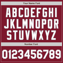 Load image into Gallery viewer, Custom Crimson White-Gray Authentic Baseball Jersey
