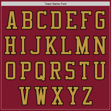 Laden Sie das Bild in den Galerie-Viewer, Custom Crimson Black-Old Gold Authentic Baseball Jersey
