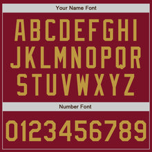 Загрузить изображение в средство просмотра галереи, Custom Crimson Old Gold Authentic Baseball Jersey
