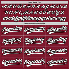 Load image into Gallery viewer, Custom Stitched Crimson White-Black Baseball Pullover Sweatshirt Hoodie
