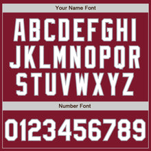 Load image into Gallery viewer, Custom Stitched Crimson White-Gray Baseball Pullover Sweatshirt Hoodie
