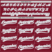 Load image into Gallery viewer, Custom Crimson White-Gray Authentic Baseball Jersey
