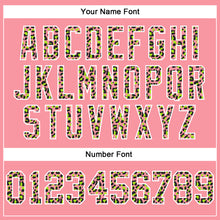 Charger l&#39;image dans la galerie, Custom Stitched Medium Pink Black-White Fade Fashion Leopard Print Sports Pullover Sweatshirt Hoodie
