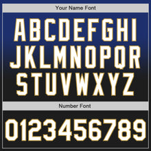 Load image into Gallery viewer, Custom Royal Black-Old Gold Authentic Fade Fashion Baseball Jersey
