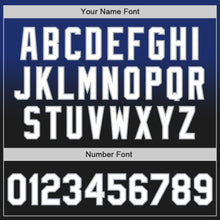 Load image into Gallery viewer, Custom Royal Black-Gray Authentic Fade Fashion Baseball Jersey
