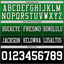 Загрузить изображение в средство просмотра галереи, Custom Grass Green White-Black Authentic Fade Fashion Football Jersey
