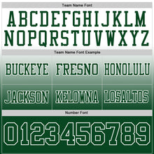Load image into Gallery viewer, Custom White Green Authentic Fade Fashion Football Jersey
