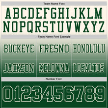 Load image into Gallery viewer, Custom Cream Green Authentic Fade Fashion Football Jersey
