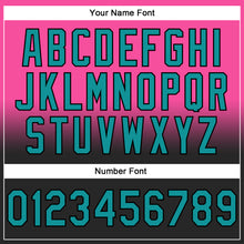 Load image into Gallery viewer, Custom Stitched Pink Teal-Black Fade Fashion Sports Pullover Sweatshirt Hoodie
