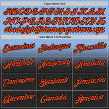 Load image into Gallery viewer, Custom Stitched Light Blue Orange-Black Fade Fashion Sports Pullover Sweatshirt Hoodie
