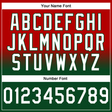Load image into Gallery viewer, Custom Stitched Red White-Green Fade Fashion Sports Pullover Sweatshirt Hoodie
