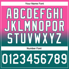 Load image into Gallery viewer, Custom Stitched Pink White-Teal Fade Fashion Sports Pullover Sweatshirt Hoodie
