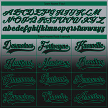 Laden Sie das Bild in den Galerie-Viewer, Custom Gray Black-Kelly Green Fade Fashion Hockey Lace Neck Jersey
