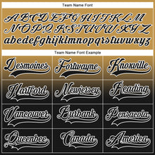 Charger l'image dans la galerie, Custom Old Gold Black-White Fade Fashion Hockey Lace Neck Jersey
