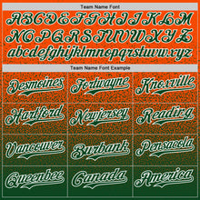 Charger l'image dans la galerie, Custom Orange Green-White Fade Fashion Speckle Authentic Baseball Jersey
