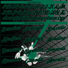 Laden Sie das Bild in den Galerie-Viewer, Custom Black Kelly Green 3D Pattern Design Bowling Performance Polo Shirt
