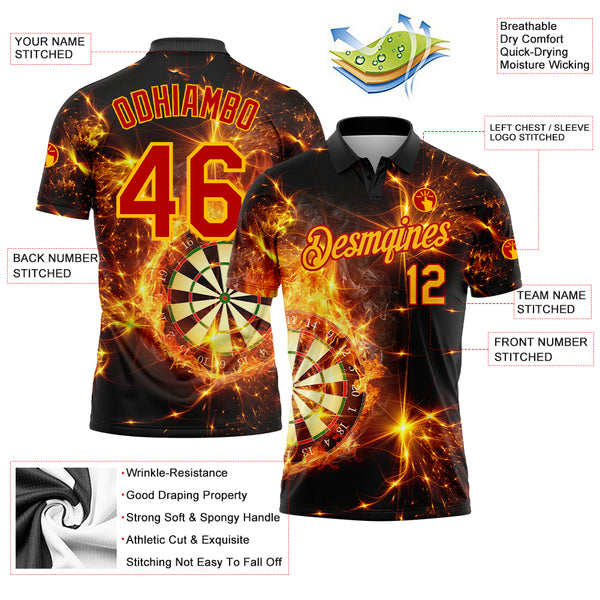 Cheap Custom Black Black-Light Blue Flame 3D Pattern Long Sleeve  Performance T-Shirt Free Shipping – CustomJerseysPro