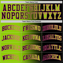 Charger l&#39;image dans la galerie, Custom Black Neon Green-Pink Authentic Gradient Fashion Basketball Jersey

