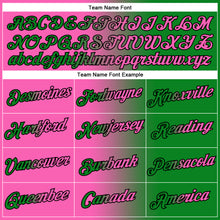 Загрузить изображение в средство просмотра галереи, Custom Grass Green Pink-Black Gradient Fashion Performance T-Shirt
