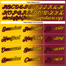 Load image into Gallery viewer, Custom Crimson Yellow-Black Gradient Fashion Performance T-Shirt
