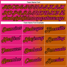 Загрузить изображение в средство просмотра галереи, Custom Texas Orange Hot Pink-Black Gradient Fashion Performance T-Shirt
