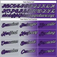 Загрузить изображение в средство просмотра галереи, Custom Purple Gray-Black Gradient Fashion Performance T-Shirt
