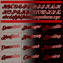 Загрузить изображение в средство просмотра галереи, Custom Black Gray-Red Gradient Fashion Performance T-Shirt
