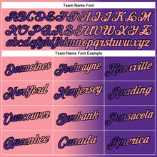 Загрузить изображение в средство просмотра галереи, Custom Purple Medium Pink-Black Gradient Fashion Performance T-Shirt

