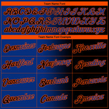 Load image into Gallery viewer, Custom Black Royal-Orange Gradient Fashion Performance T-Shirt
