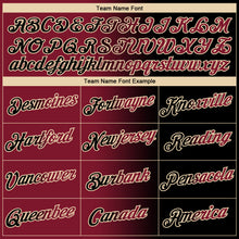 Charger l&#39;image dans la galerie, Custom Black Crimson-City Cream Gradient Fashion Performance T-Shirt
