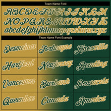 Load image into Gallery viewer, Custom Green Old Gold-Cream Gradient Fashion Performance T-Shirt
